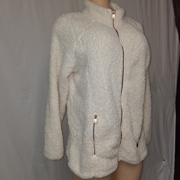Adrienne Vittadini Off-White Teddy Jacket - Picture 14 of 16